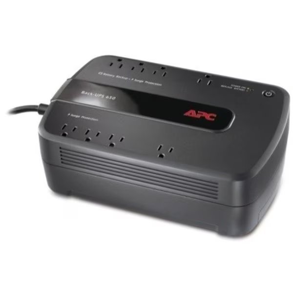 UPS System, 650VA, 8 Outlets, Tower, Out: 120V AC , In:120V, Apc, Mfr#: BE650G1-LM